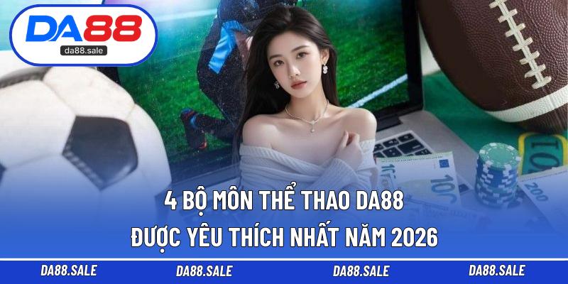 4 bộ môn thể thao DA88 được yêu thích nhất năm 2026